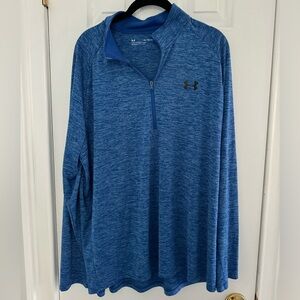 Men’s Under Armour 1/4 zip in blue size XL